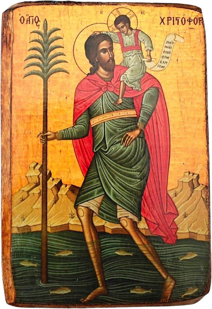 Orthodox icon of St. Christopher of Lycia