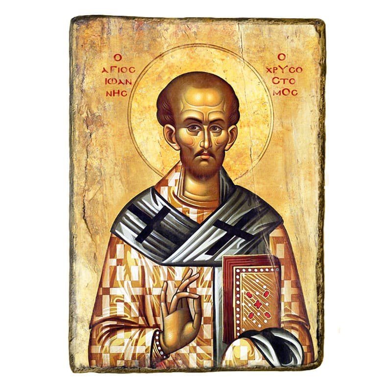 Orthodox icon of St. John Chrysostom