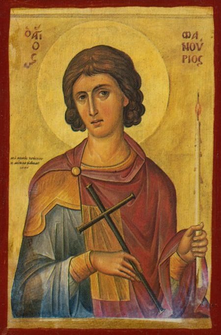 Orthodox icon of St. Phanourios