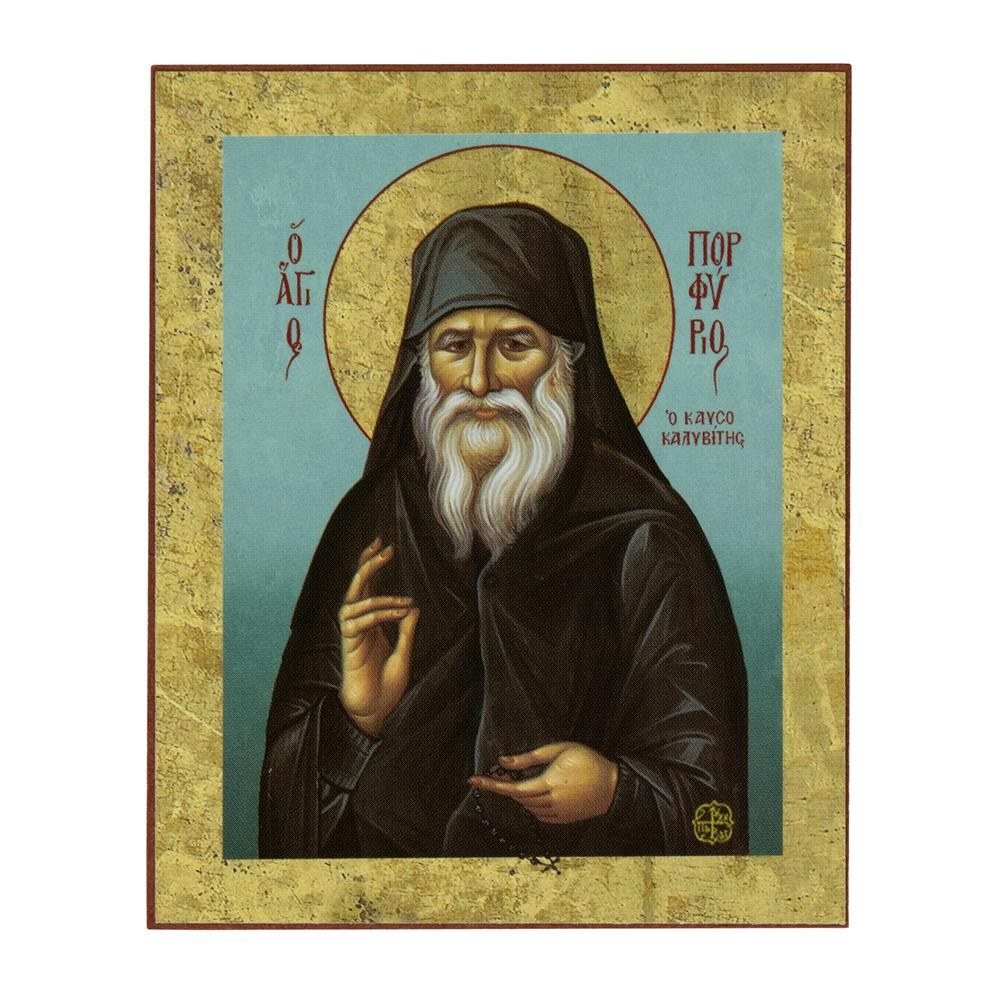 Orthodox icon of St. Porphyrios of Kavsokalyvia