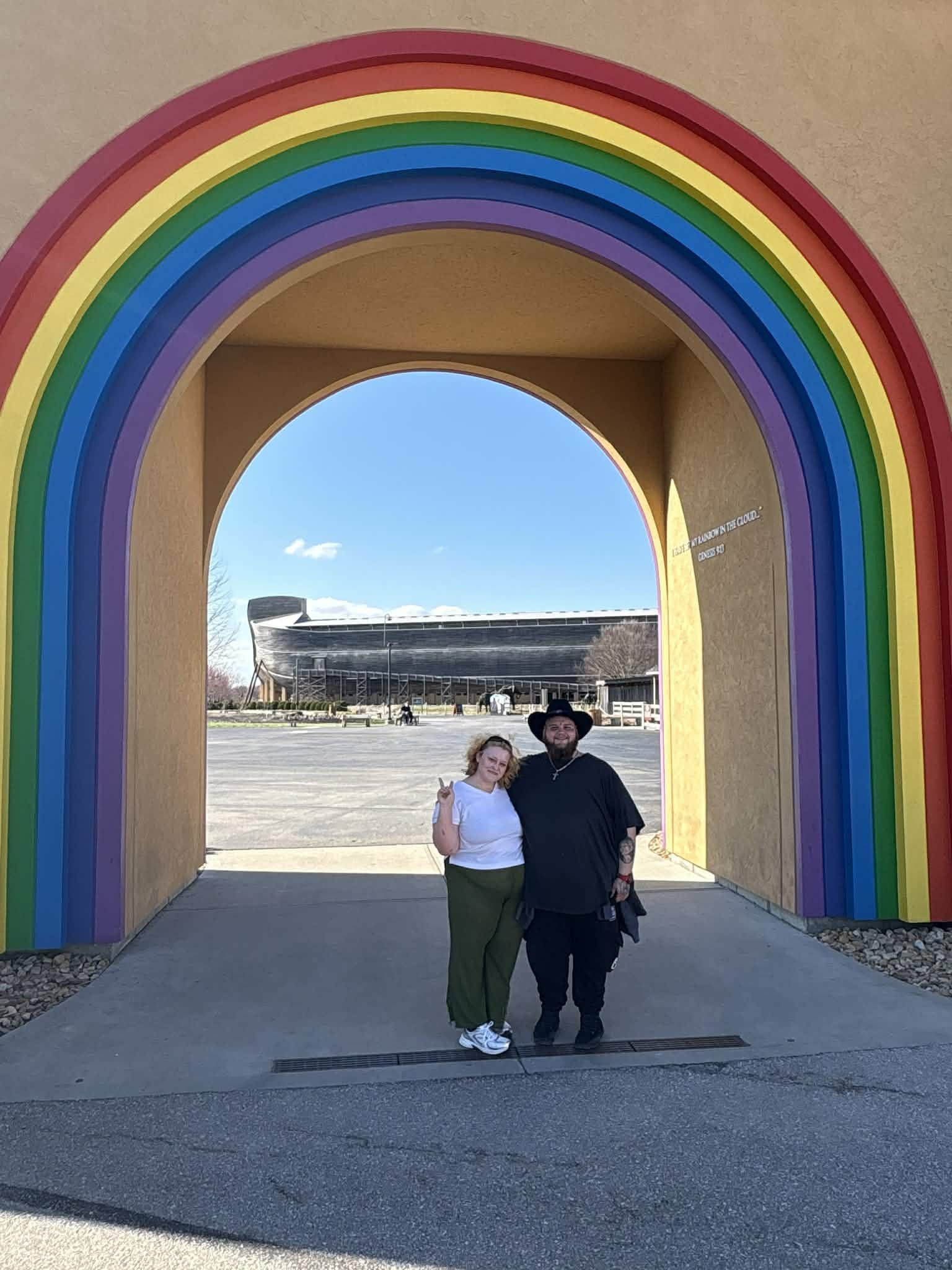 Ruthlynn, Tyler, and outdoor sights at the Ark Encounter, photo 16 of 18
